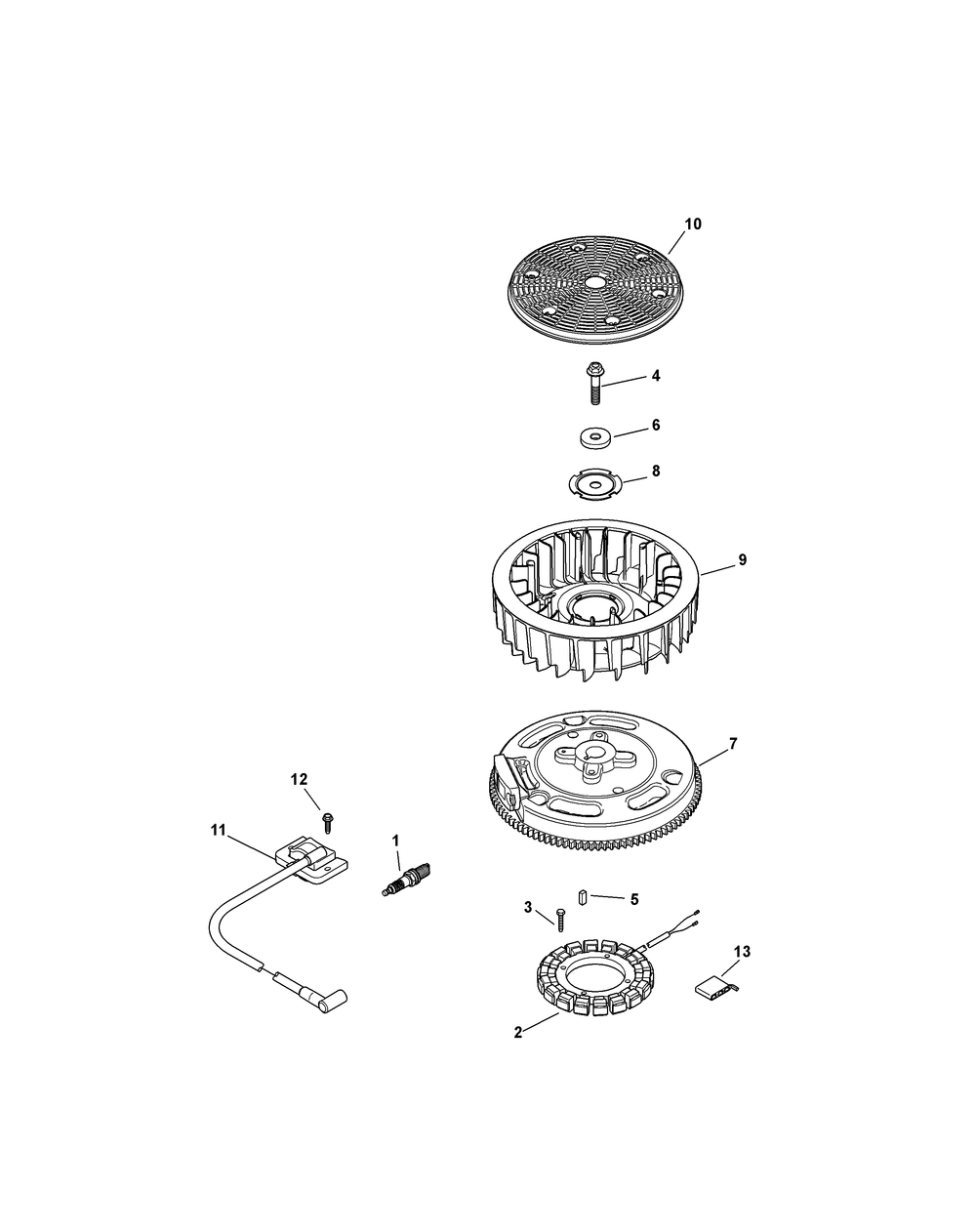 Kohler Sv715-3030 Ignition And Electrical Diagram and Parts List for Z-FORCE48 (17BF3AGV-17BF3AGV010)(2011) Cub Cadet Lawn Tractor